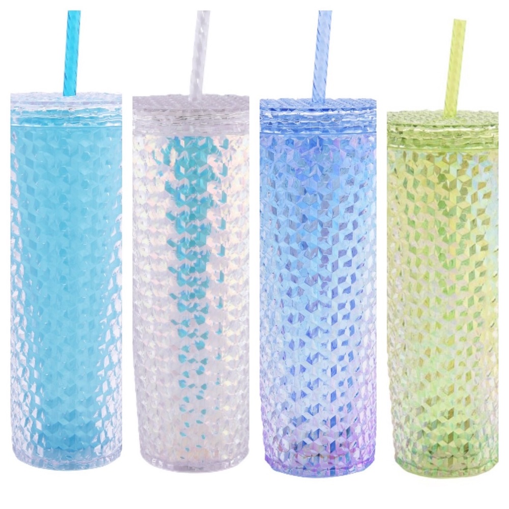 4 Pack of Studded Drink Tumblers